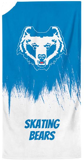 Handtuch/Badetuch "Skating Bears"