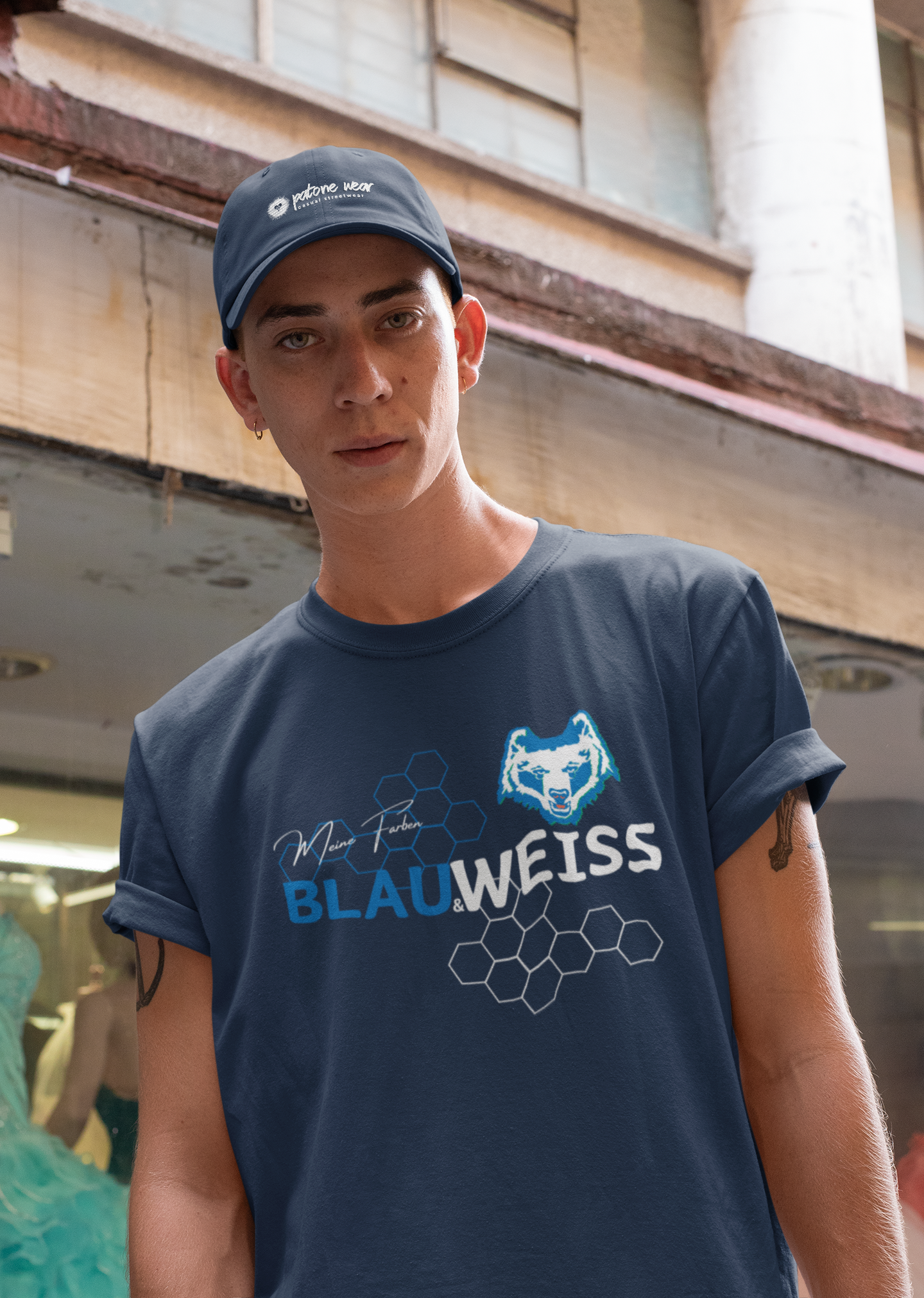 Kids T-Shirt "Blau & Weiss"