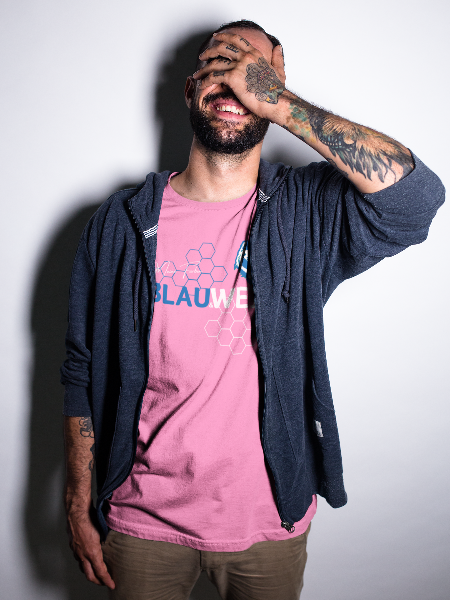 Unisex T-Shirt "Blau & Weiss"