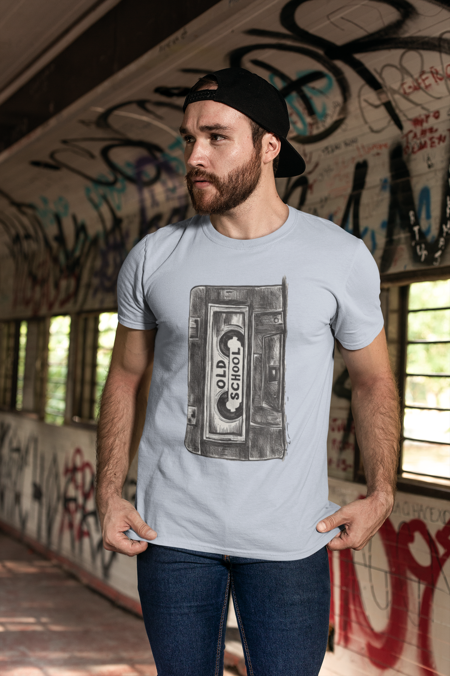Unisex-T-Shirt "Old School"