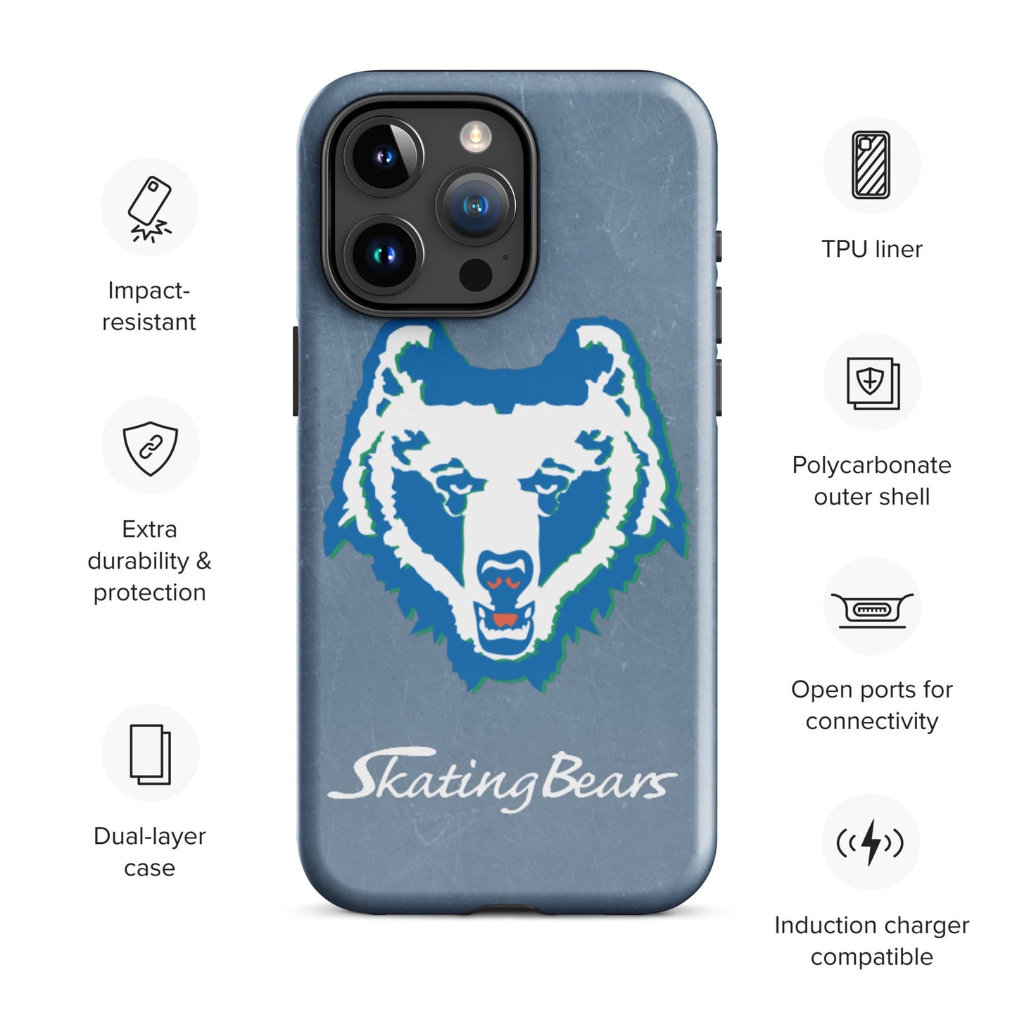 Hardcase iPhone® Handyhülle "Skating Bears" - patone wear