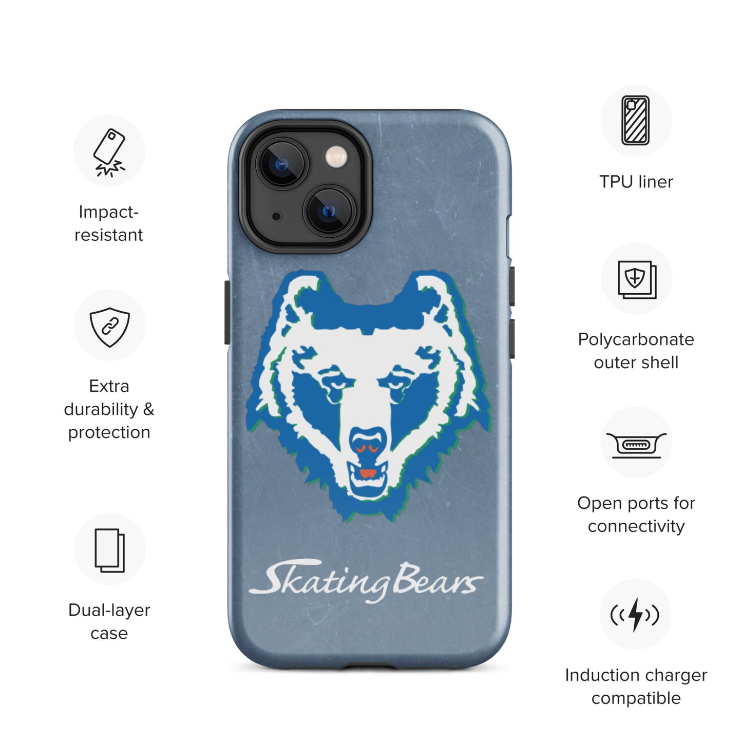 Hardcase iPhone® Handyhülle "Skating Bears" - patone wear