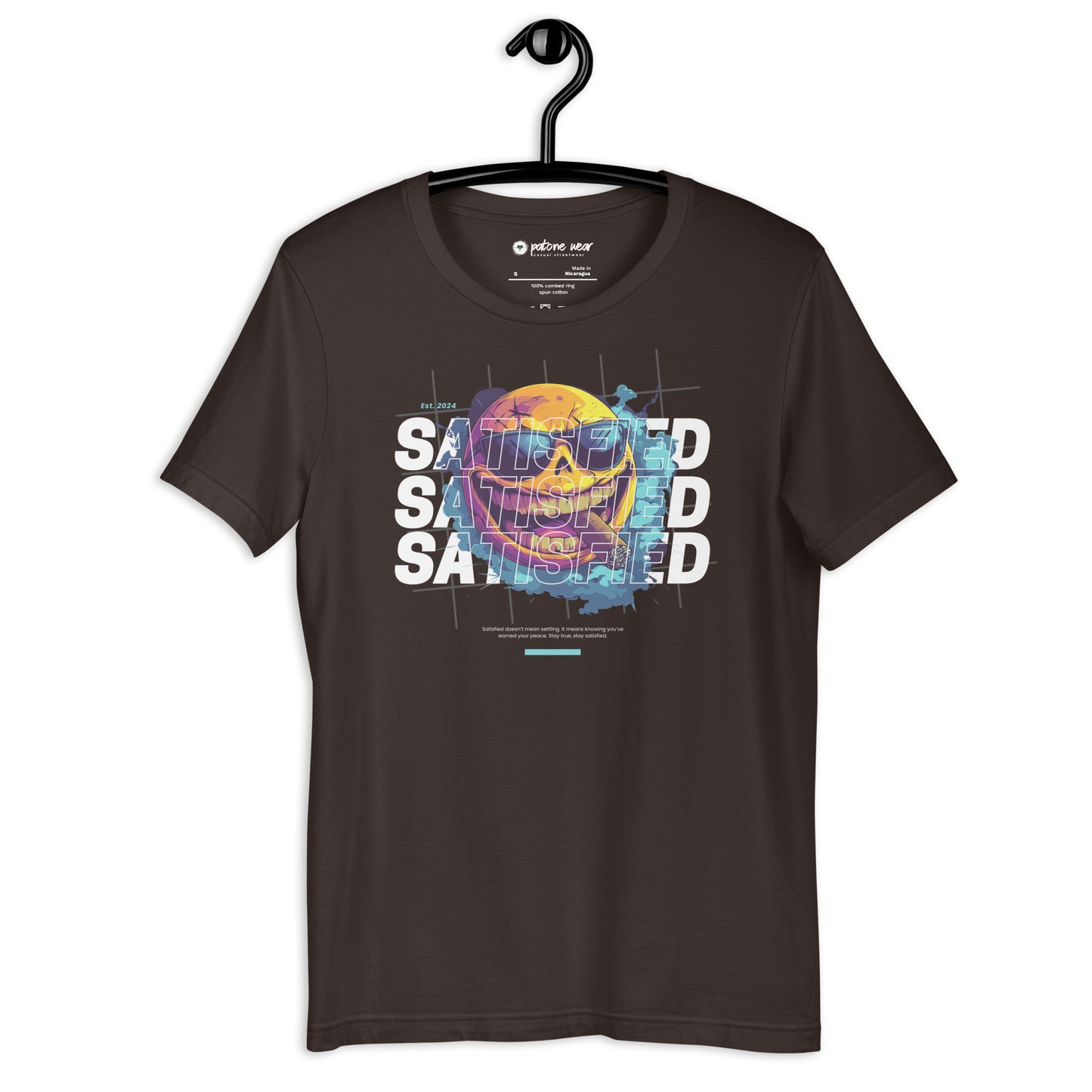 Unisex-T-Shirt "Satisfied"