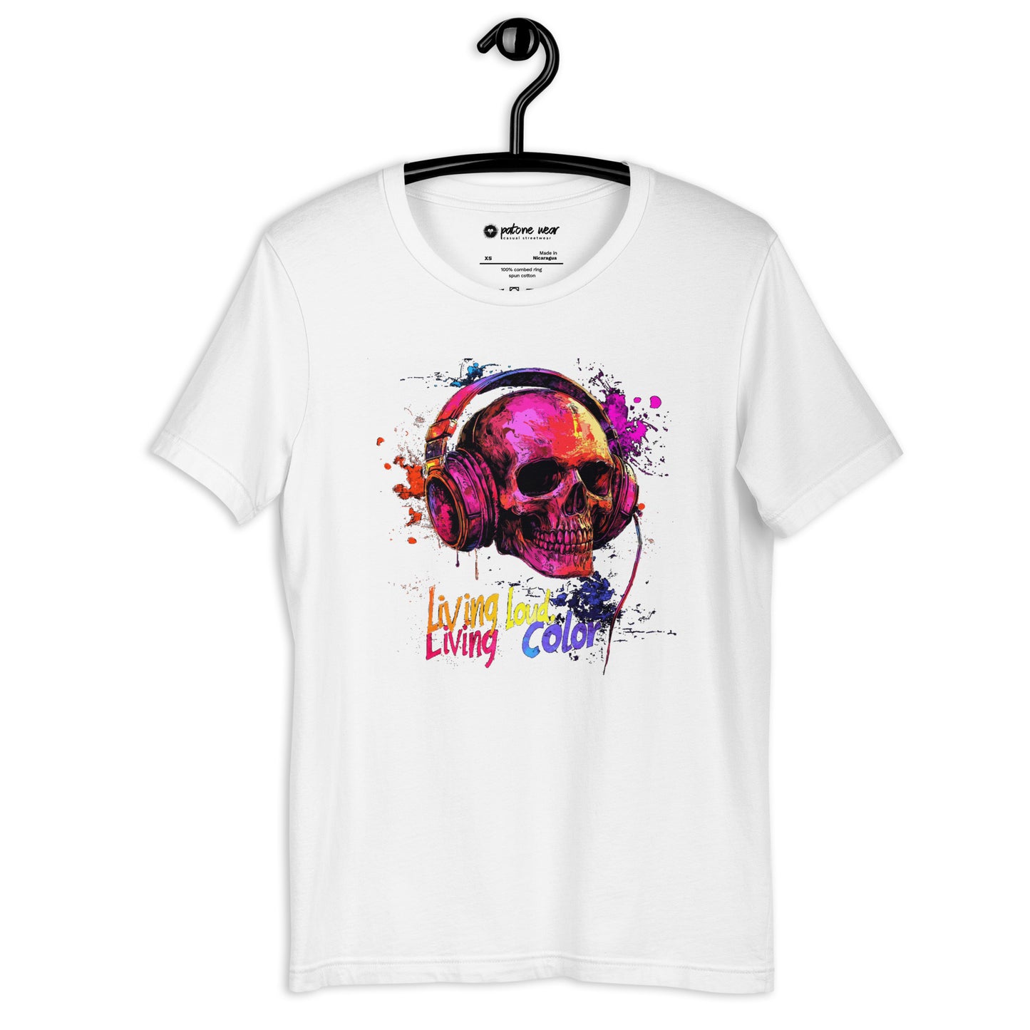 Unisex-T-Shirt "Living Loud, Living Color"