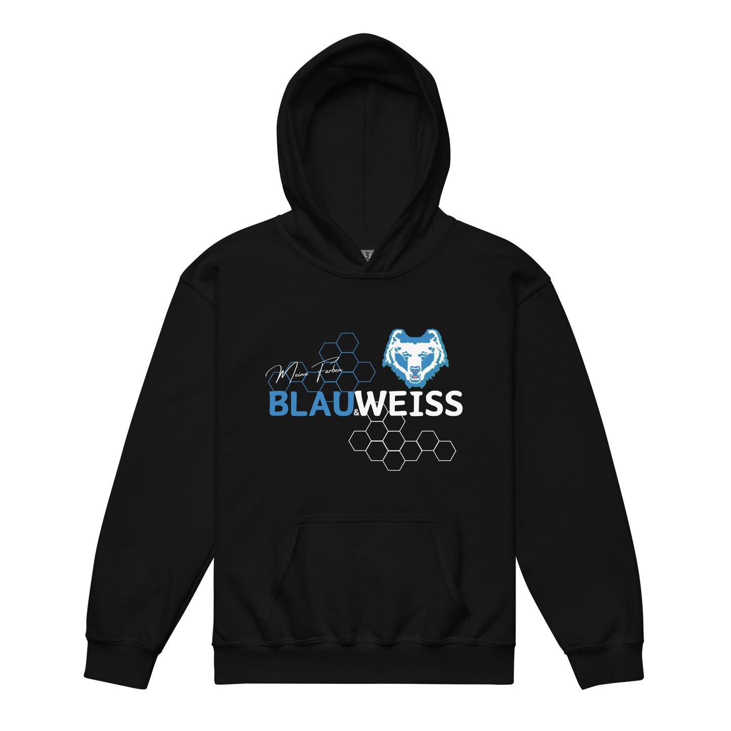 Kids Hoodie "Blau & Weiss"